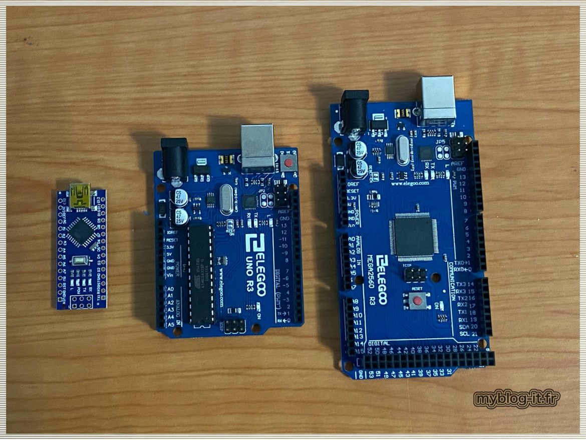Les 3 principales cartes Arduino - Myblog-it.fr